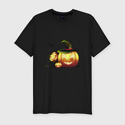 Футболка slim-fit Halloween, цвет: черный