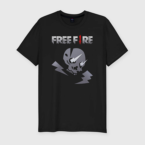 Мужская slim-футболка Free Fire Itan / Черный – фото 1
