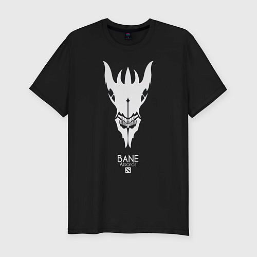 Мужская slim-футболка Bane из Доты 2 / Черный – фото 1