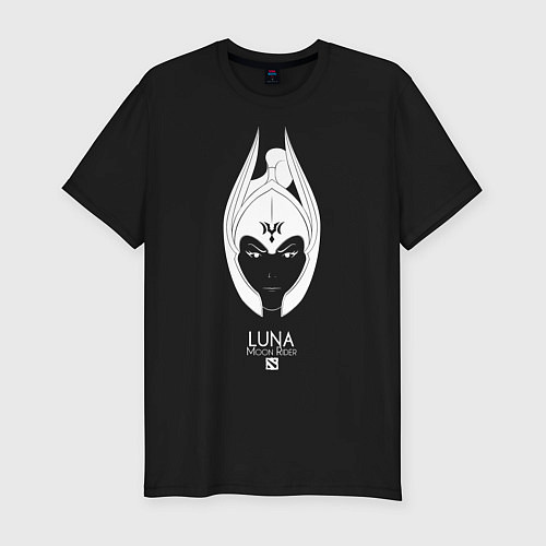 Мужская slim-футболка Luna из Доты 2 Moon Rider / Черный – фото 1