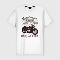 Мужская slim-футболка Triumph speedmaster bonneville