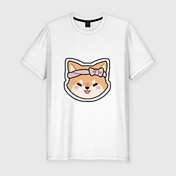 Футболка slim-fit Тарумару, цвет: белый