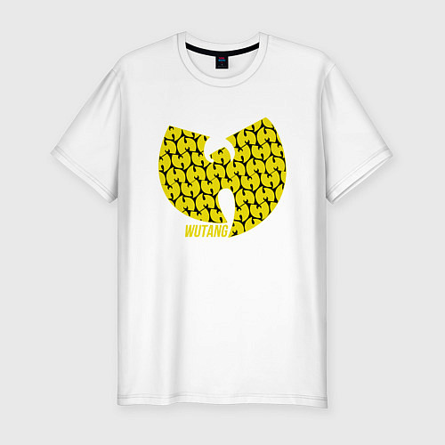 Мужская slim-футболка Wu-Tang Style / Белый – фото 1