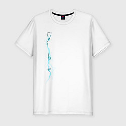 Футболка slim-fit Vibe lightning, цвет: белый
