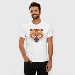 Футболка slim-fit African Tiger, цвет: белый — фото 2