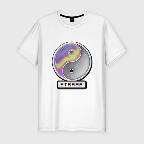 Мужская slim-футболка Neon Opal Strafe / Белый – фото 1