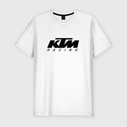 Мужская slim-футболка КТМ МОТОКРОСС KTM RACING
