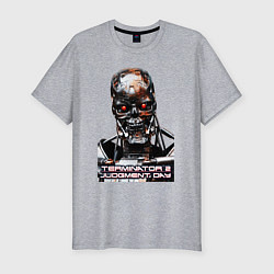 Футболка slim-fit Terminator T-800, цвет: меланж