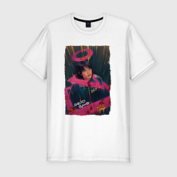 Мужская slim-футболка 067 Молчаливая Кан Сэ Бёк