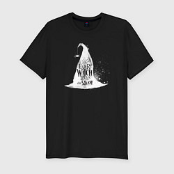 Мужская slim-футболка Черная ведьма
