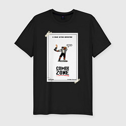 Футболка slim-fit Comixzone, цвет: черный