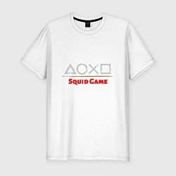 Мужская slim-футболка Play Squid Game