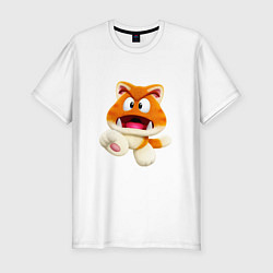 Мужская slim-футболка GoombaCat