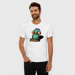 Футболка slim-fit Skateboard crave, цвет: белый — фото 2