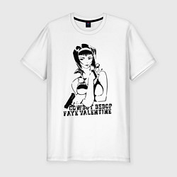 Футболка slim-fit Faye, цвет: белый