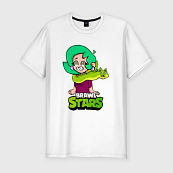 Мужская slim-футболка Лола Brawl Stars art