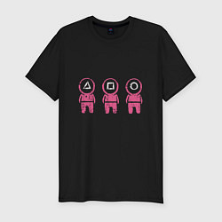 Мужская slim-футболка Три Надзирателя