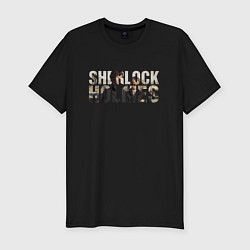 Мужская slim-футболка Шерлок 2027
