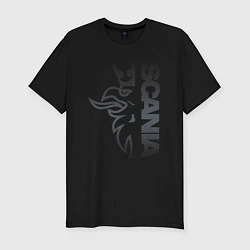 Футболка slim-fit Scania Орёл, цвет: черный