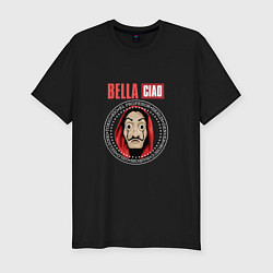 Мужская slim-футболка Dali Bella Ciao