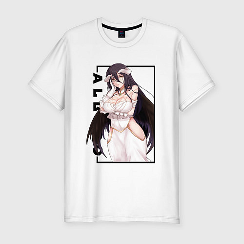 Мужская slim-футболка Альбедо Albedo Повелитель / Белый – фото 1