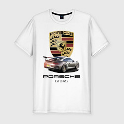 Мужская slim-футболка Porsche GT 3 RS Motorsport