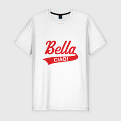 Мужская slim-футболка Bella Ciao Белла Чао