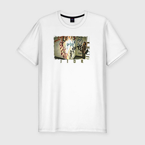 Мужская slim-футболка Jiok / Белый – фото 1