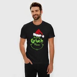 Футболка slim-fit Resting Grinch Face, цвет: черный — фото 2