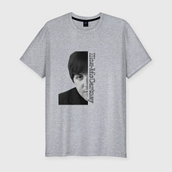 Мужская slim-футболка Пол-McCartney