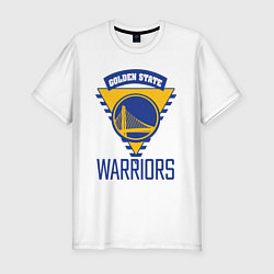 Футболка slim-fit Golden State Warriors Голден Стейт НБА, цвет: белый