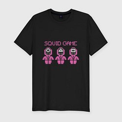 Мужская slim-футболка Squid Game 8 Bit