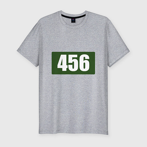 Мужская slim-футболка Player 456 / Меланж – фото 1