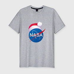 Мужская slim-футболка NASA NEW YEAR 2022