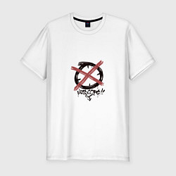 Мужская slim-футболка Граффити без прицела