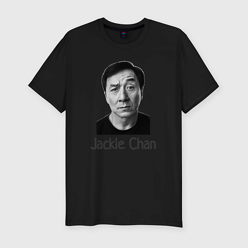 Мужская slim-футболка Невероятный Деки Чан / Черный – фото 1