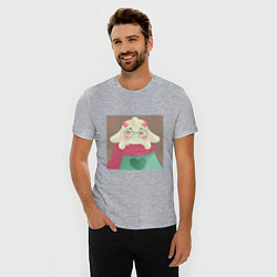 Футболка slim-fit Deltarune Cute, цвет: меланж — фото 2