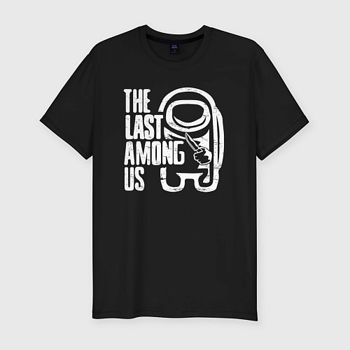 Мужская slim-футболка The Last Among Us Последний среди нас / Черный – фото 1