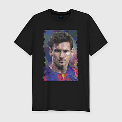 Футболка slim-fit Lionel Messi - striker, Barcelona, цвет: черный