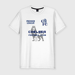 Футболка slim-fit CHELSEA F C ЧЕЛСИ Ф К, цвет: белый