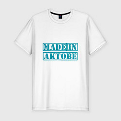 Мужская slim-футболка Актобе Казахстан