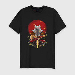 Футболка slim-fit Juggernaut Dota 2, цвет: черный