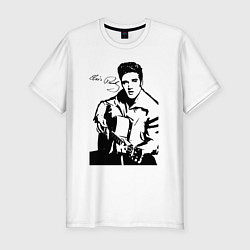 Футболка slim-fit Elvis, цвет: белый