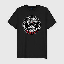 Футболка slim-fit Кобра Кай - Cobra Kai, цвет: черный