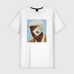 Футболка slim-fit Tyler, The Crator Call me If You Get Lost, цвет: белый