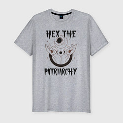 Футболка slim-fit Hex the patriarchy, цвет: меланж