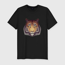 Мужская slim-футболка Амурский тигр 2022