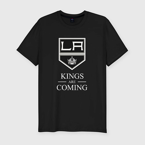 Мужская slim-футболка Los Angeles Kings, Лос Анджелес Кингз / Черный – фото 1