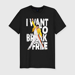 Футболка slim-fit Queen I want to break free, цвет: черный