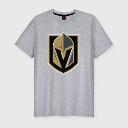 Футболка slim-fit Vegas Golden Knights , Вегас Голден Найтс, цвет: меланж